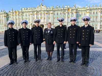 В Санкт-Петербурге состоялось посвящение в курсанты ГУМРФ имени адмирала С.О. Макарова