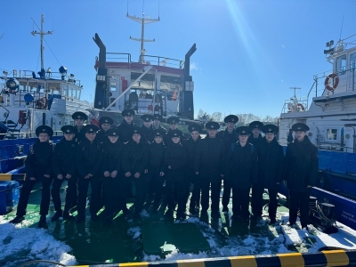 Экскурсия в ООО «Котласская РЭБ флота»: курсанты увидели работу флота изнутри!